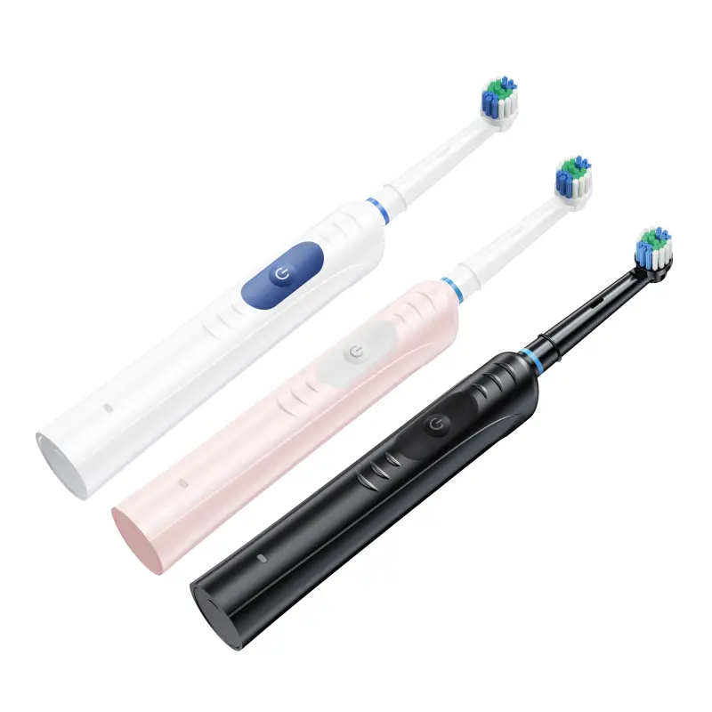 IPX7 Waterproof Round Head Rotating Electric Toothbrush